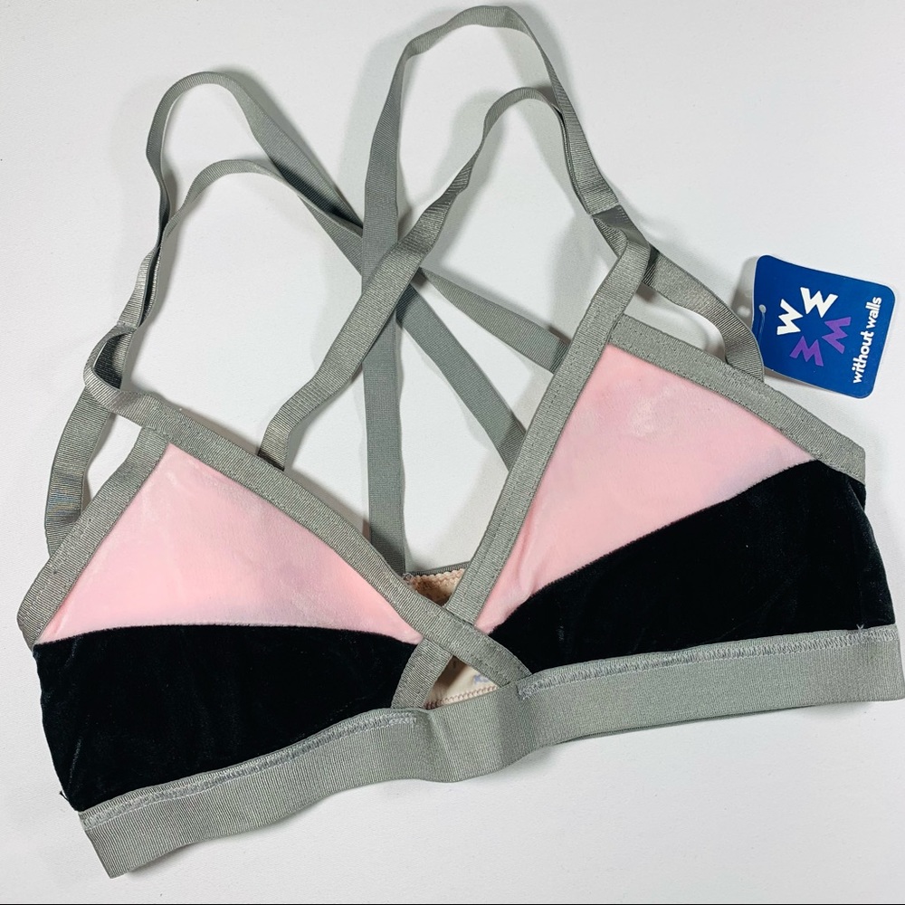 Blue Life Fit Planet Blue Velvet Bralette X Small